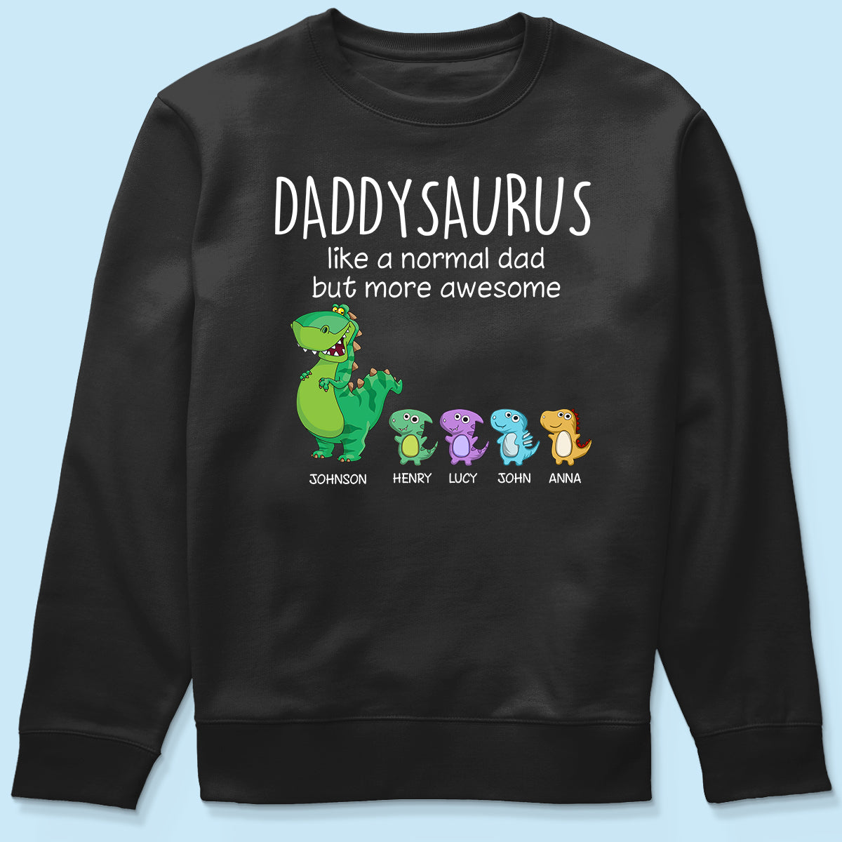 Grandpasaurus And Kids Personalized Shirt