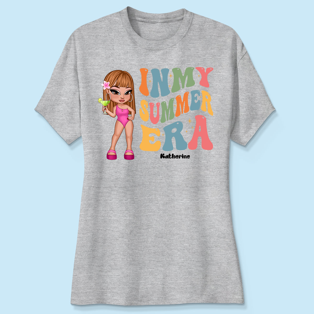 In My Summer Era Y2K Style Personalized Shirt