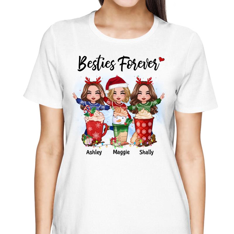 Happy Doll Besties Forever Personalized Shirt