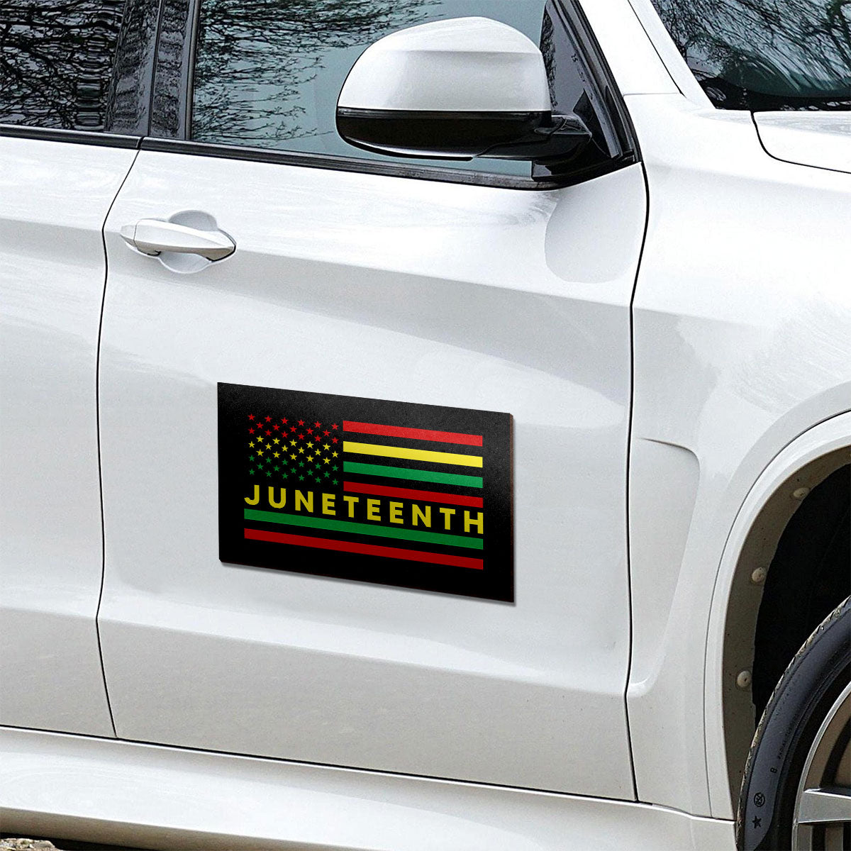 Juneteenth Celebration African American Black Pride Flag Car Magnet