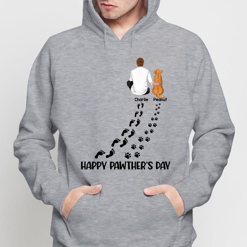 Happy Pawther‘s Day Dog Dad Personalized Shirt
