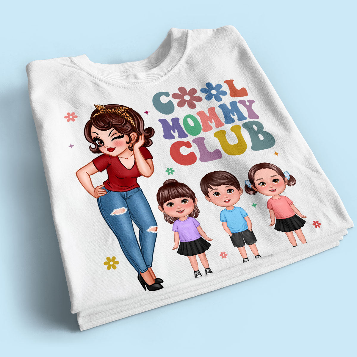 Cool Mom Aunt Club Personalized Shirt