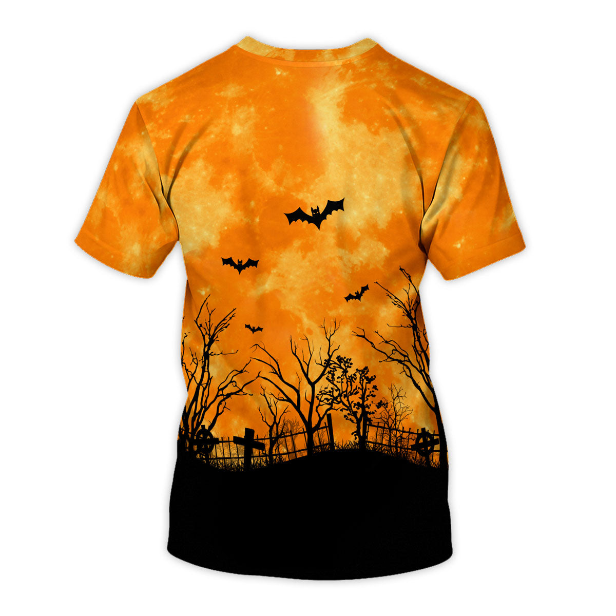 Grandma's Boo Crew Moon Bat Tree Theme Personalized Shirt, Perfect Halloween Costume for Grandma