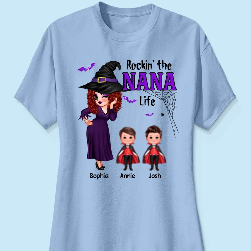 Pretty Woman Halloween Rockin‘ The Grandma Mom Life Personalized Shirt