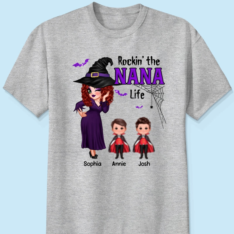 Pretty Woman Halloween Rockin‘ The Grandma Mom Life Personalized Shirt