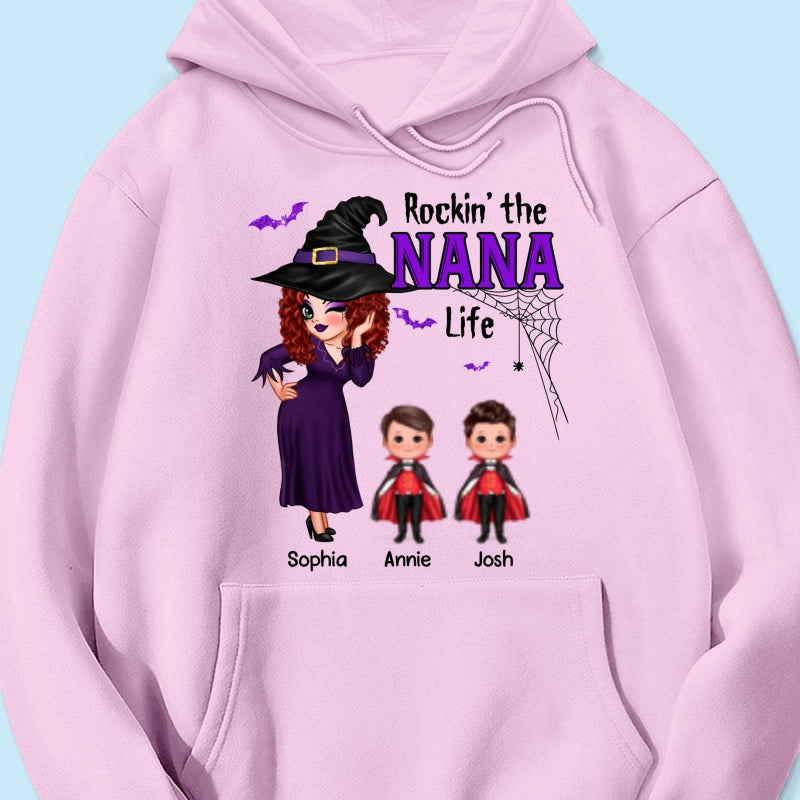 Pretty Woman Halloween Rockin‘ The Grandma Mom Life Personalized Shirt