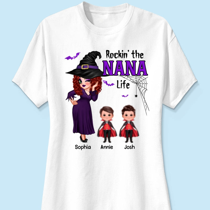 Pretty Woman Halloween Rockin‘ The Grandma Mom Life Personalized Shirt
