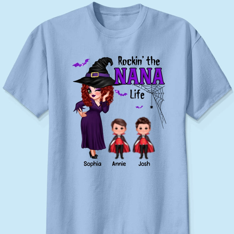 Pretty Woman Halloween Rockin‘ The Grandma Mom Life Personalized Shirt