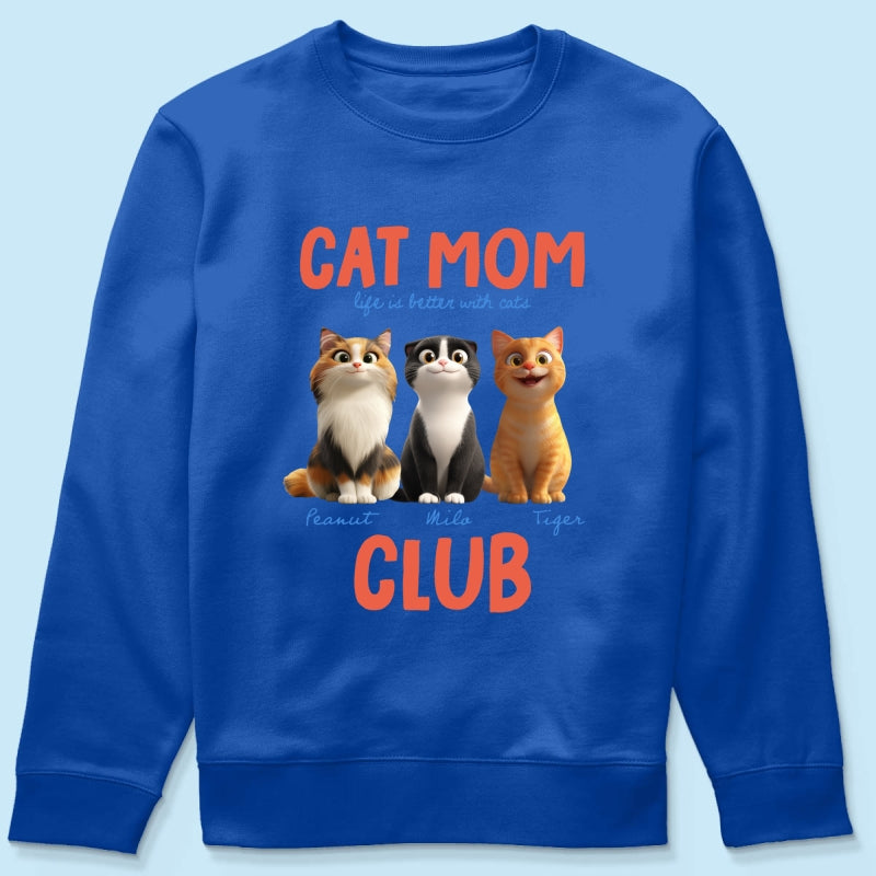 Life Is Better With Cats - Personalized Shirt - Gift For Cat Lovers