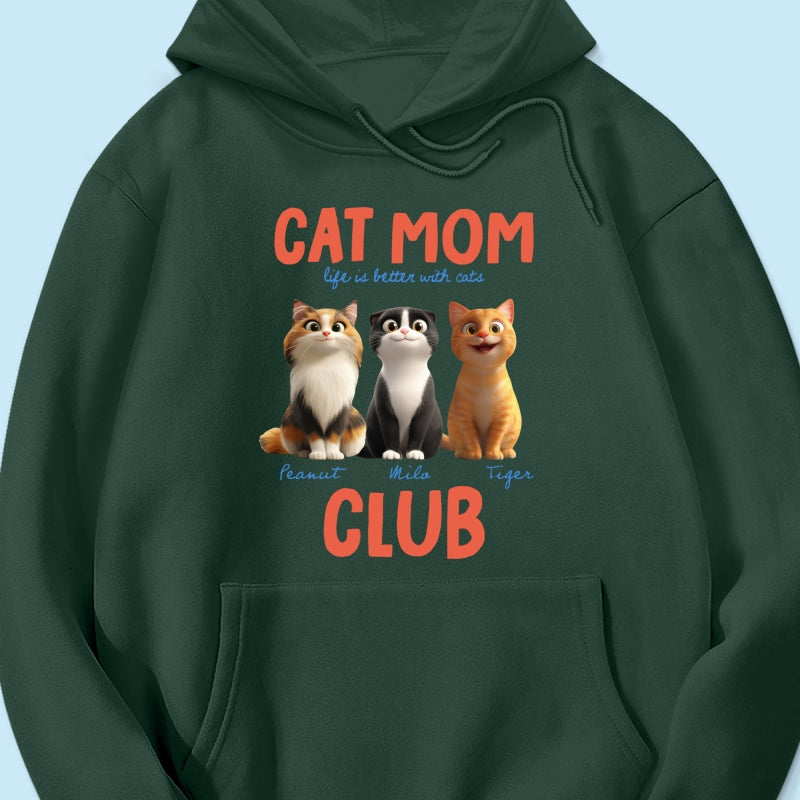Life Is Better With Cats - Personalized Shirt - Gift For Cat Lovers
