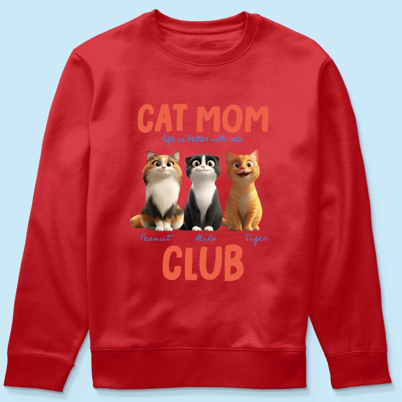 Life Is Better With Cats - Personalized Shirt - Gift For Cat Lovers