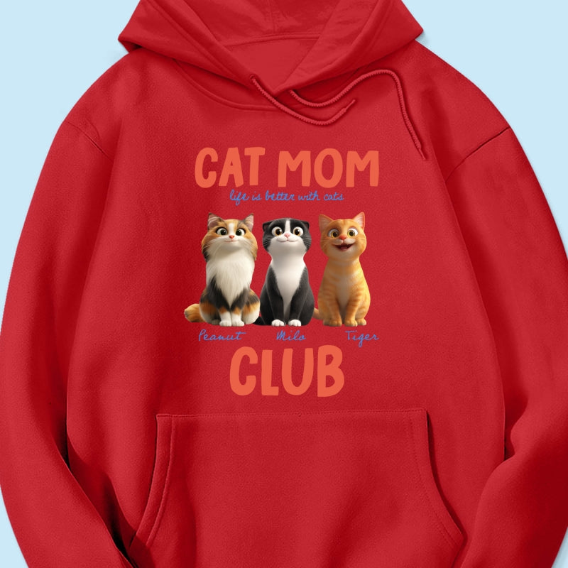 Life Is Better With Cats - Personalized Shirt - Gift For Cat Lovers