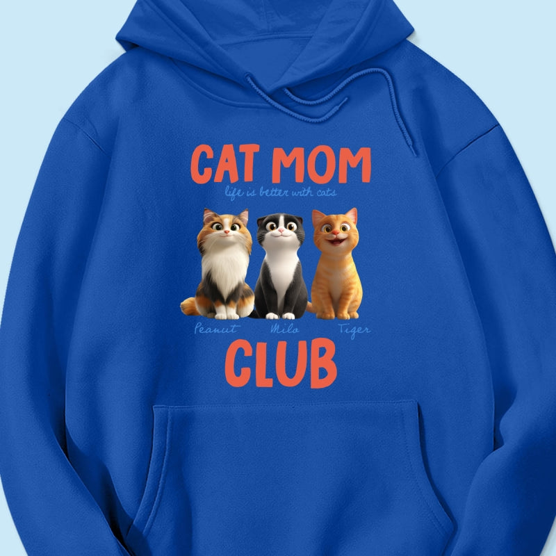 Life Is Better With Cats - Personalized Shirt - Gift For Cat Lovers