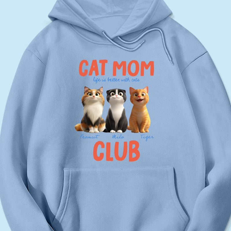 Life Is Better With Cats - Personalized Shirt - Gift For Cat Lovers