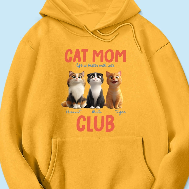 Life Is Better With Cats - Personalized Shirt - Gift For Cat Lovers