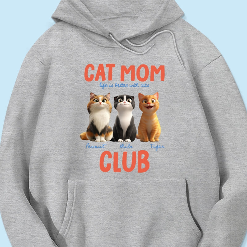 Life Is Better With Cats - Personalized Shirt - Gift For Cat Lovers