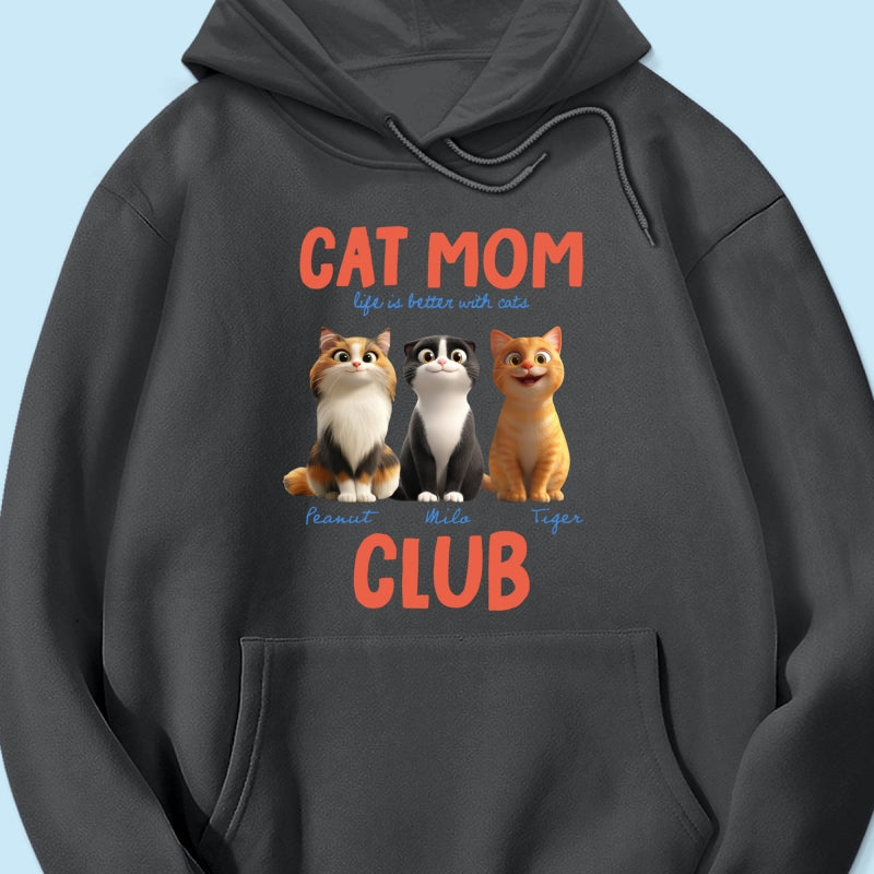 Life Is Better With Cats - Personalized Shirt - Gift For Cat Lovers