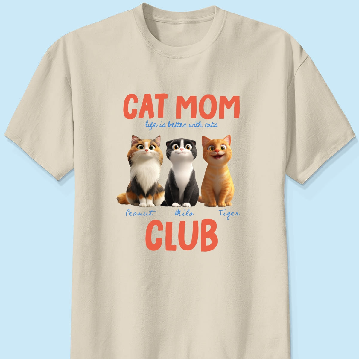 Life Is Better With Cats - Personalized Shirt - Gift For Cat Lovers