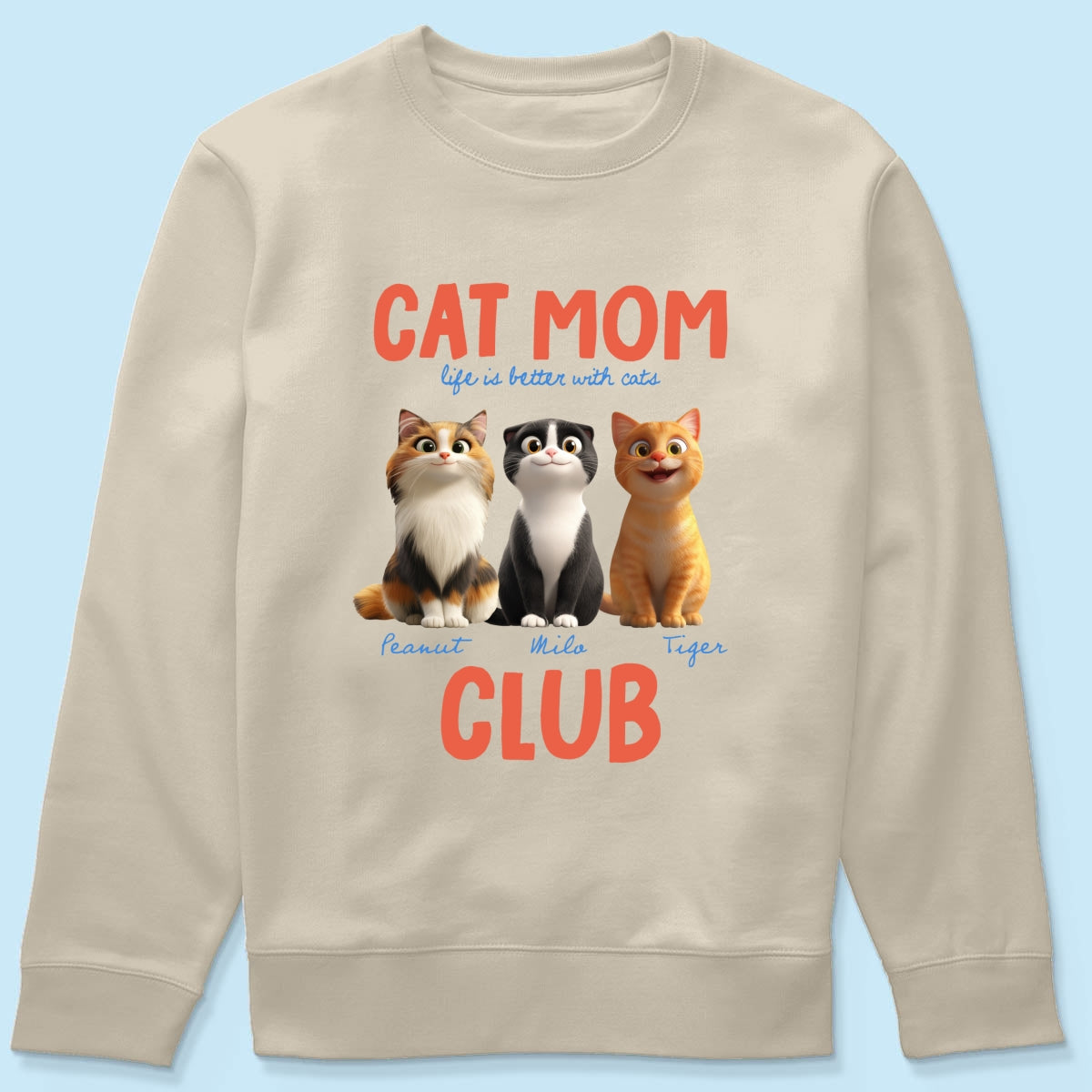 Life Is Better With Cats - Personalized Shirt - Gift For Cat Lovers