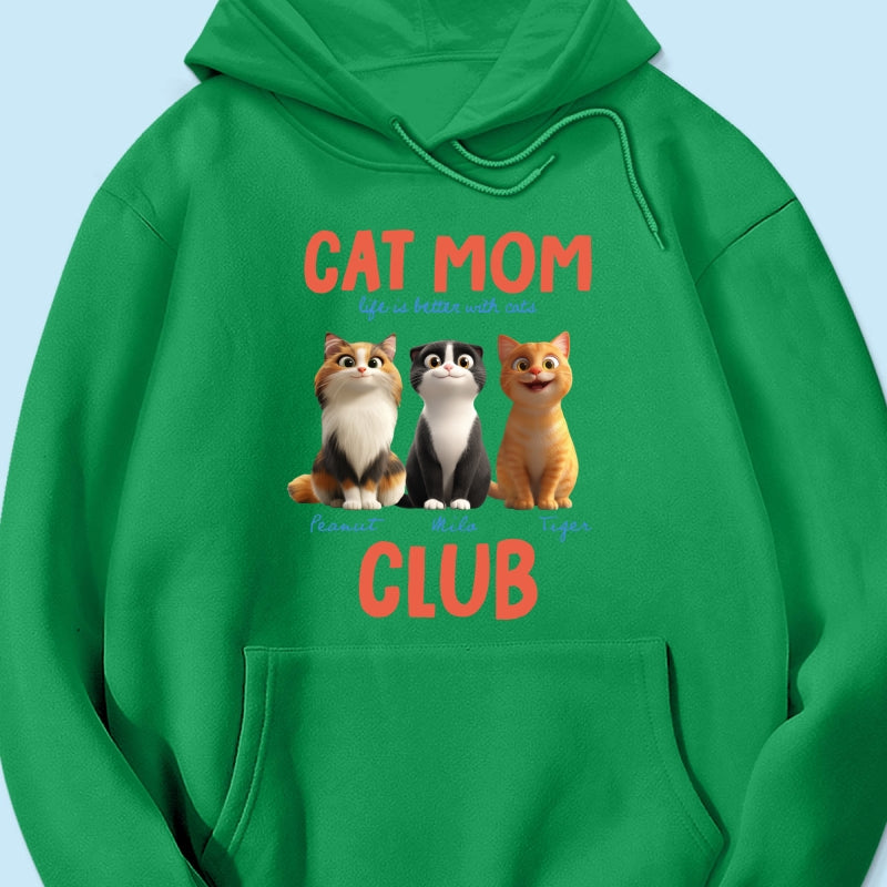 Life Is Better With Cats - Personalized Shirt - Gift For Cat Lovers