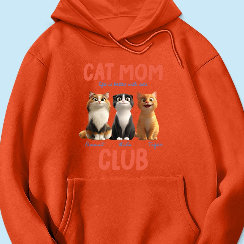 Life Is Better With Cats - Personalized Shirt - Gift For Cat Lovers