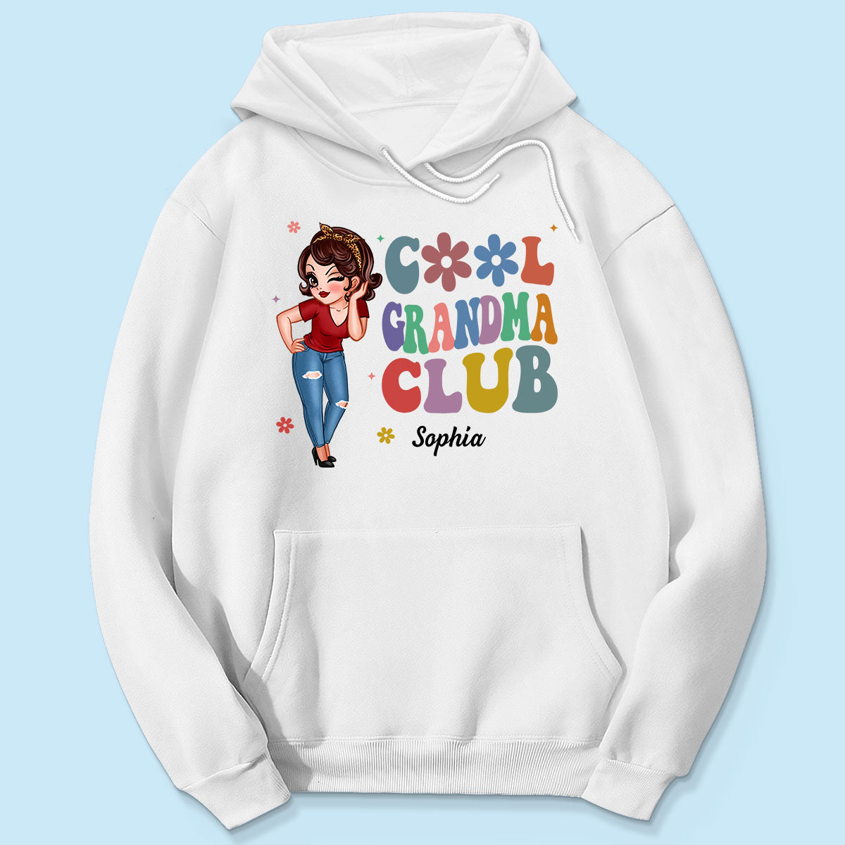 Cool Grandma Club Pretty Woman Personalized Shirt