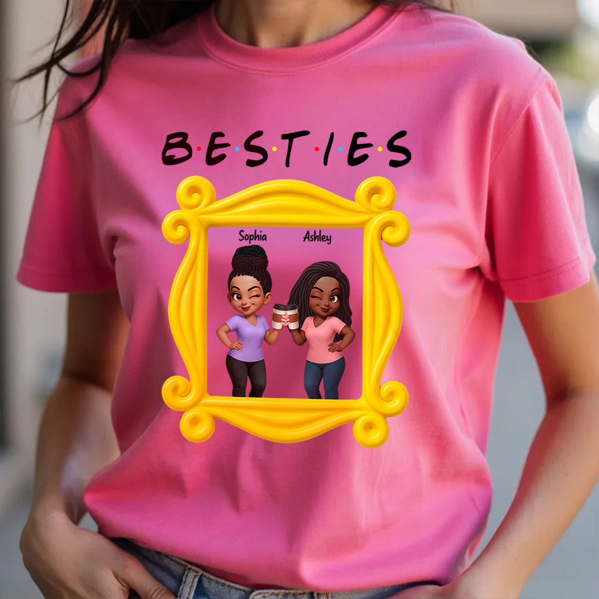 Best Friends Personalized Funny Matching Shirts, Sweatshirts, Fall Gift for Best Friends
