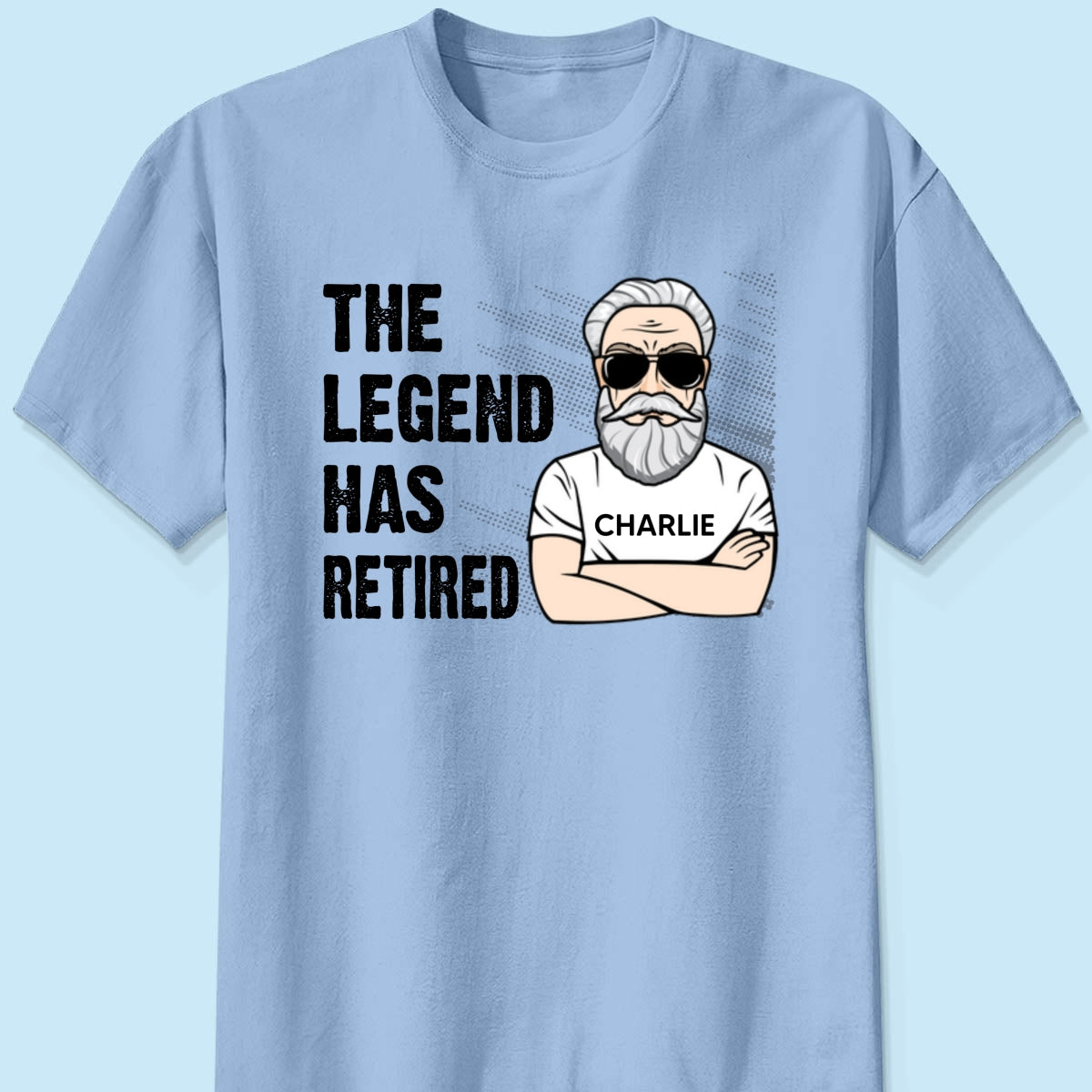 The Legend Has Retired Happy Retirement Gift Personalized Shirt