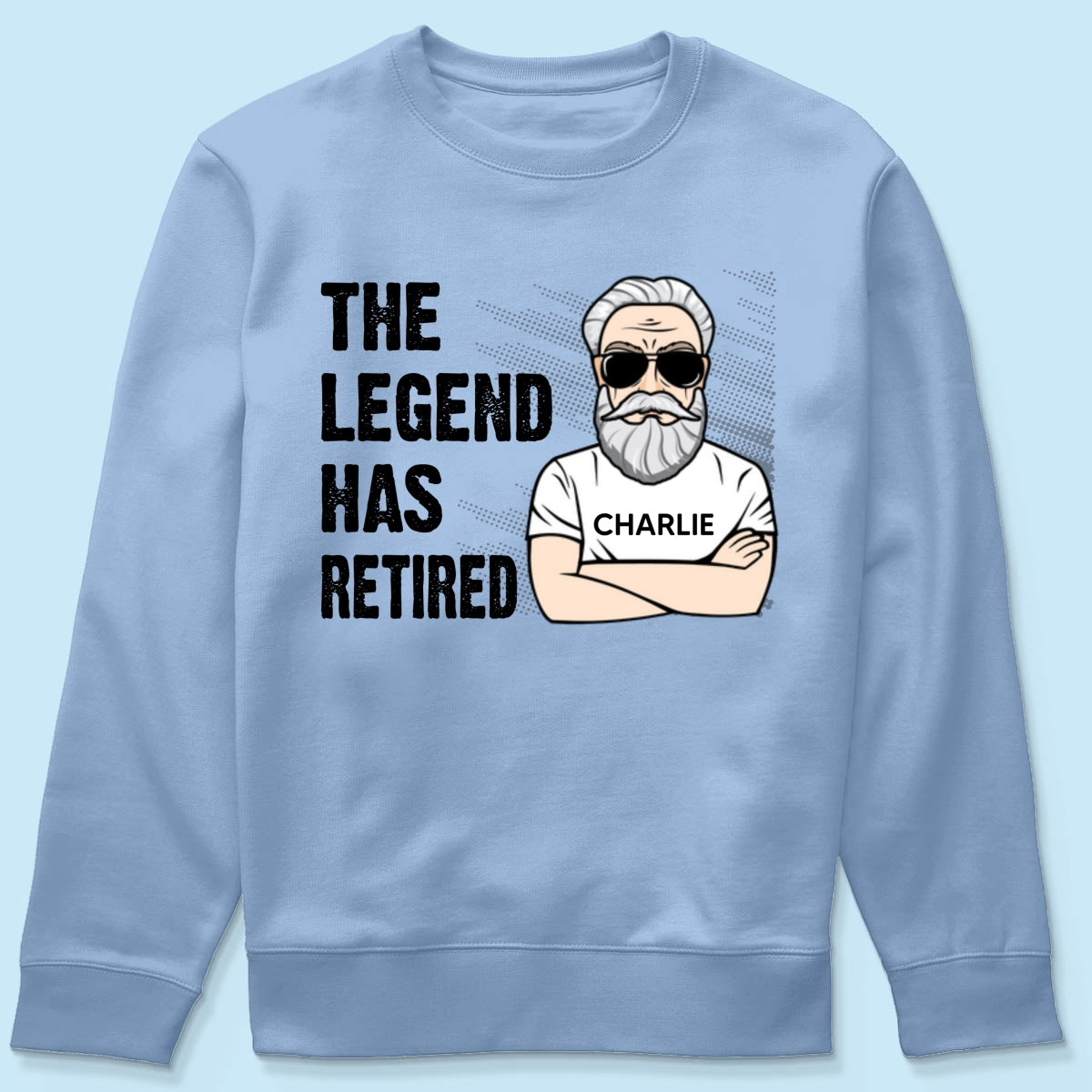 The Legend Has Retired Happy Retirement Gift Personalized Shirt