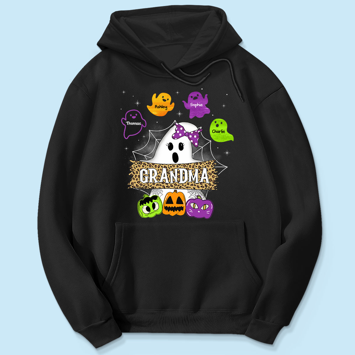 Grandma Mom Boo Crew Personalized Shirt