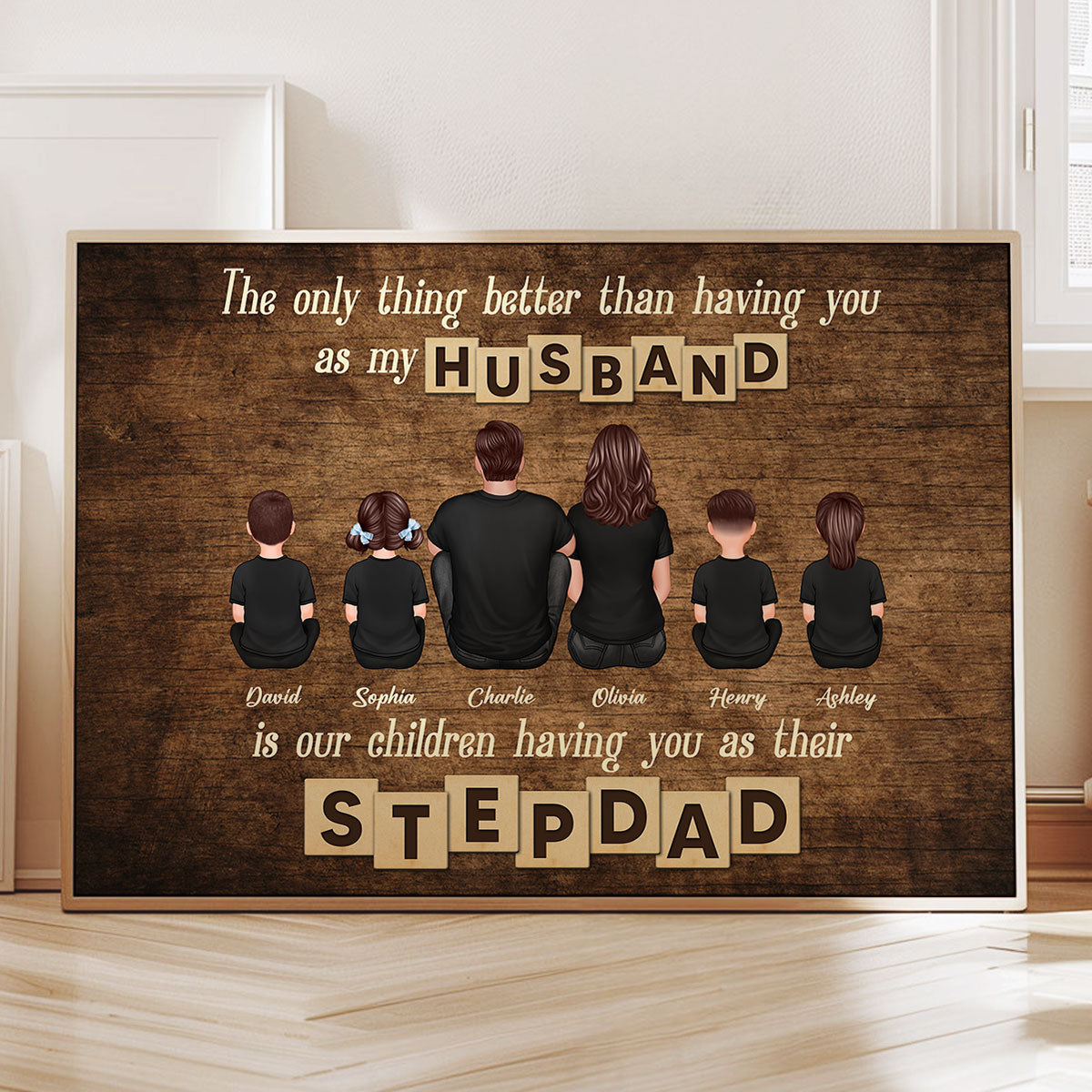 The Only Thing Better Than Having You As My Husband Personalized Poster, Father's Day Gift For Stepdad