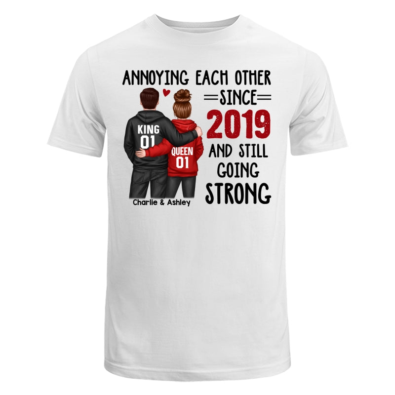 Hoodie Couple Annoying Each Other Personalized Shirt
