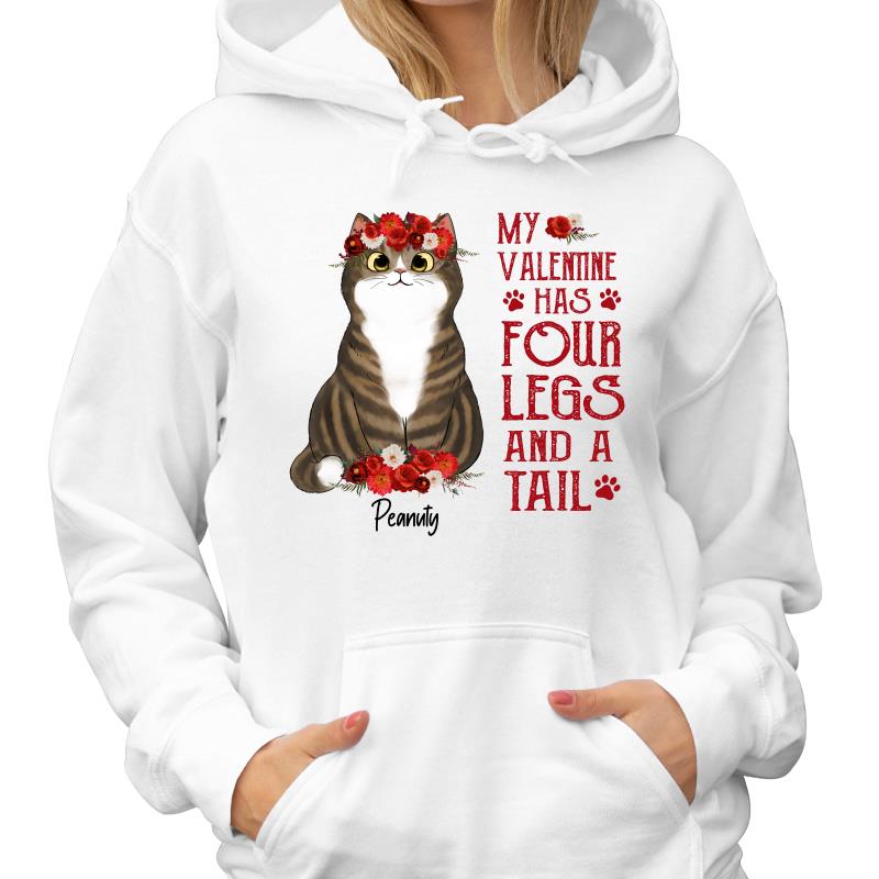 Flower Cats My  Four Legs And Tail Personalized Shirt