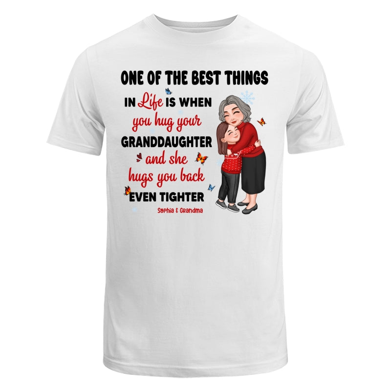 One Of The Best Things In Life Grandma Hugging Grandkids Personalized Hoodie Sweatshirt