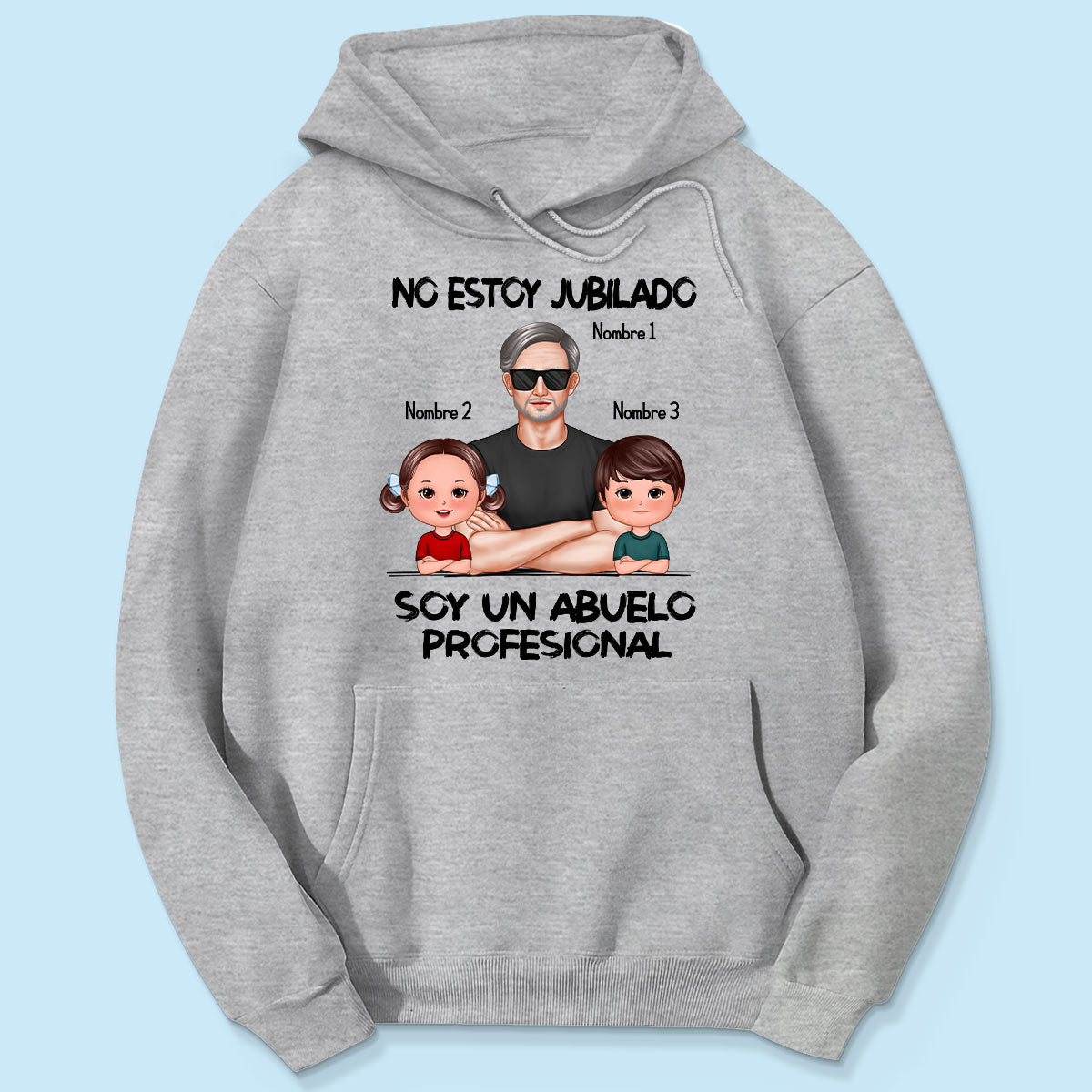 Retired Grandpa Spanish Abuelo Personalized Shirt