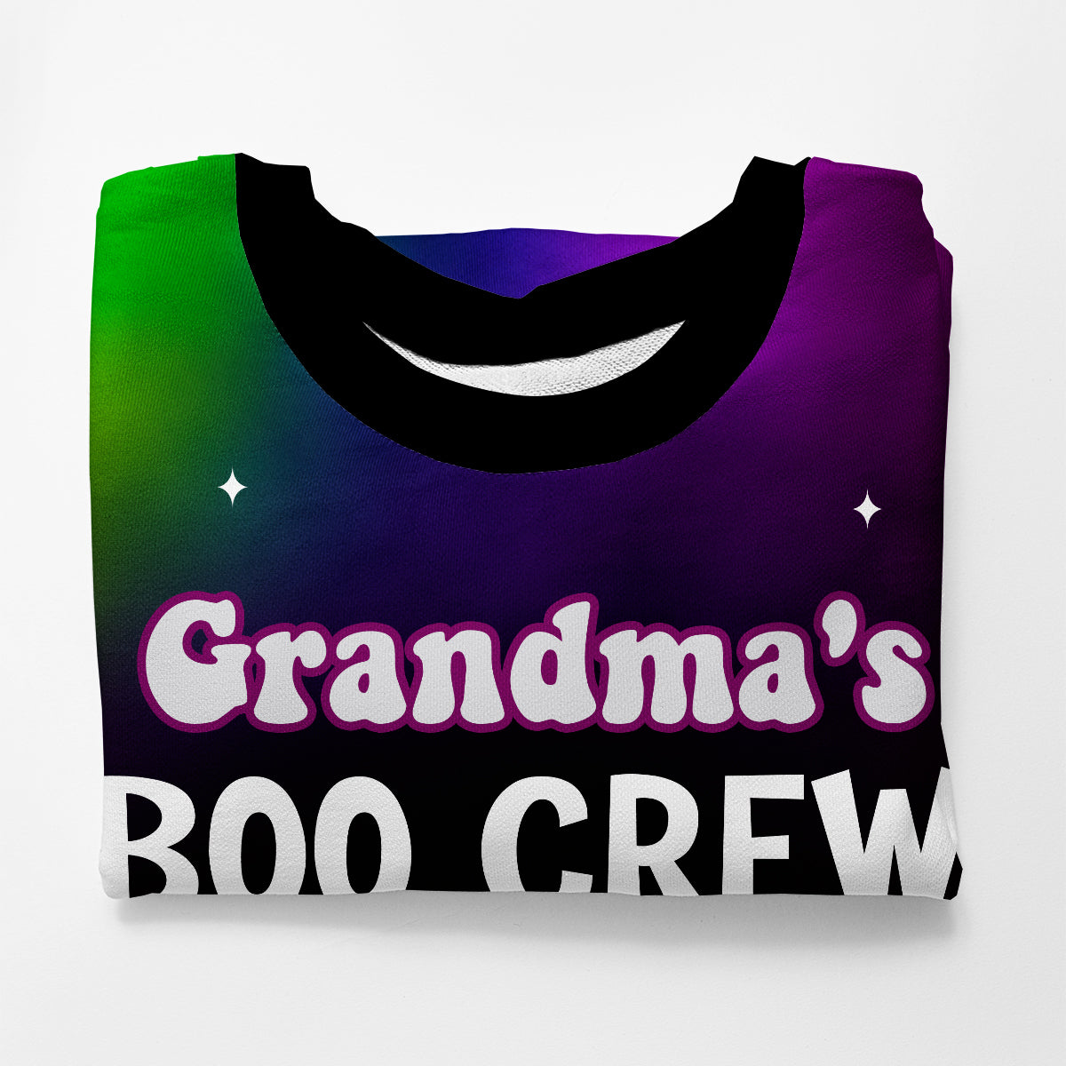 Grandma Mom Boo Crew Personalized 3D Sweatshirt, Halloween Gift for Grandma
