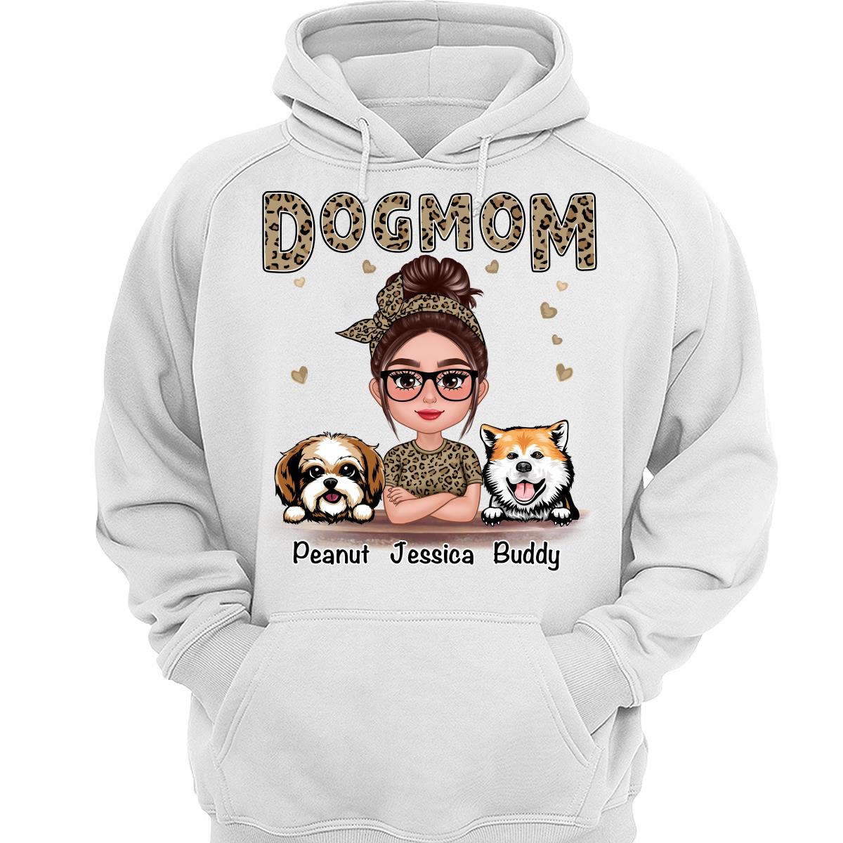 Leopard Shirt Pretty Doll Dog Mom Personalized Shirt