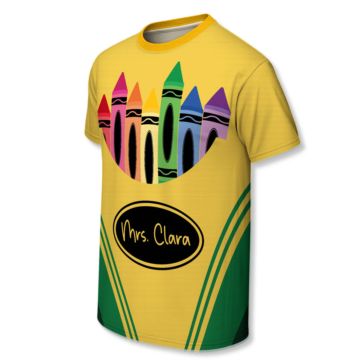 Crayon Box Theme Personalized Group Matching Shirt, Halloween Costume For Teachers