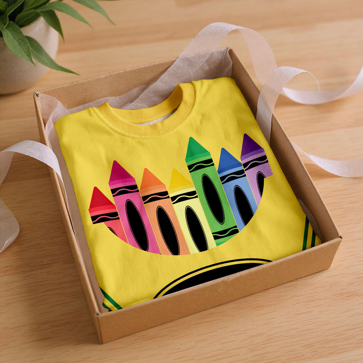 Crayon Box Theme Personalized Group Matching Shirt, Halloween Costume For Teachers