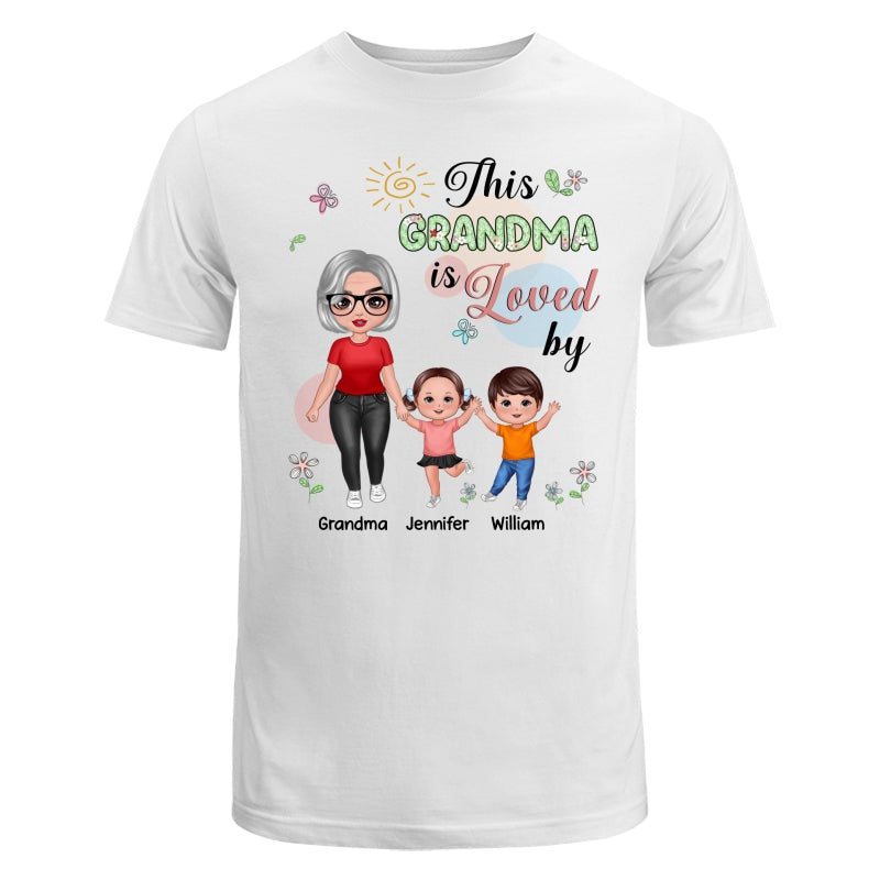 Standing Doll Mom Grandma Kids Personalized Shirt