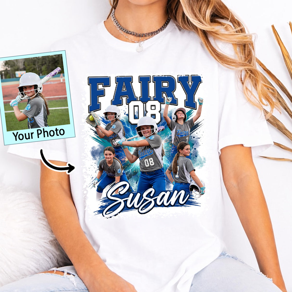 Custom Football Basketball Baseball Player - Personalized Shirt - Football Mom Dad Tee, Trendy Sport Shirt, Senior Gift
