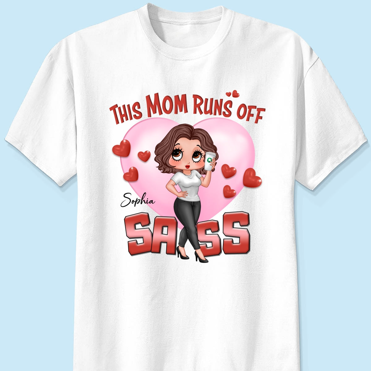 Pretty Sassy Mom Gift For Mom Personalized Shirt