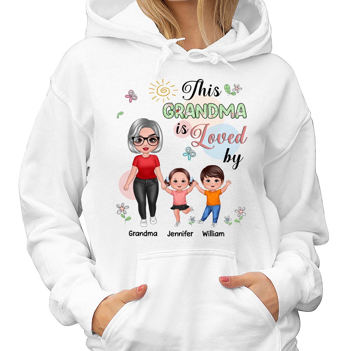 Standing Doll Mom Grandma Kids Personalized Shirt