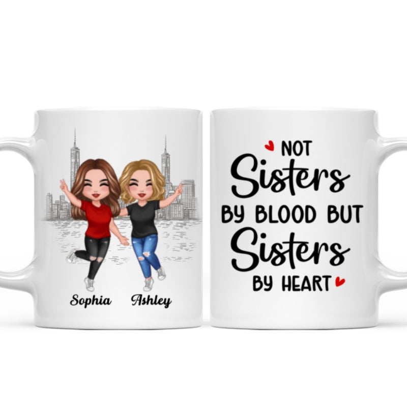 Happy Doll Besties Gift For Best Friends Personalized Mug