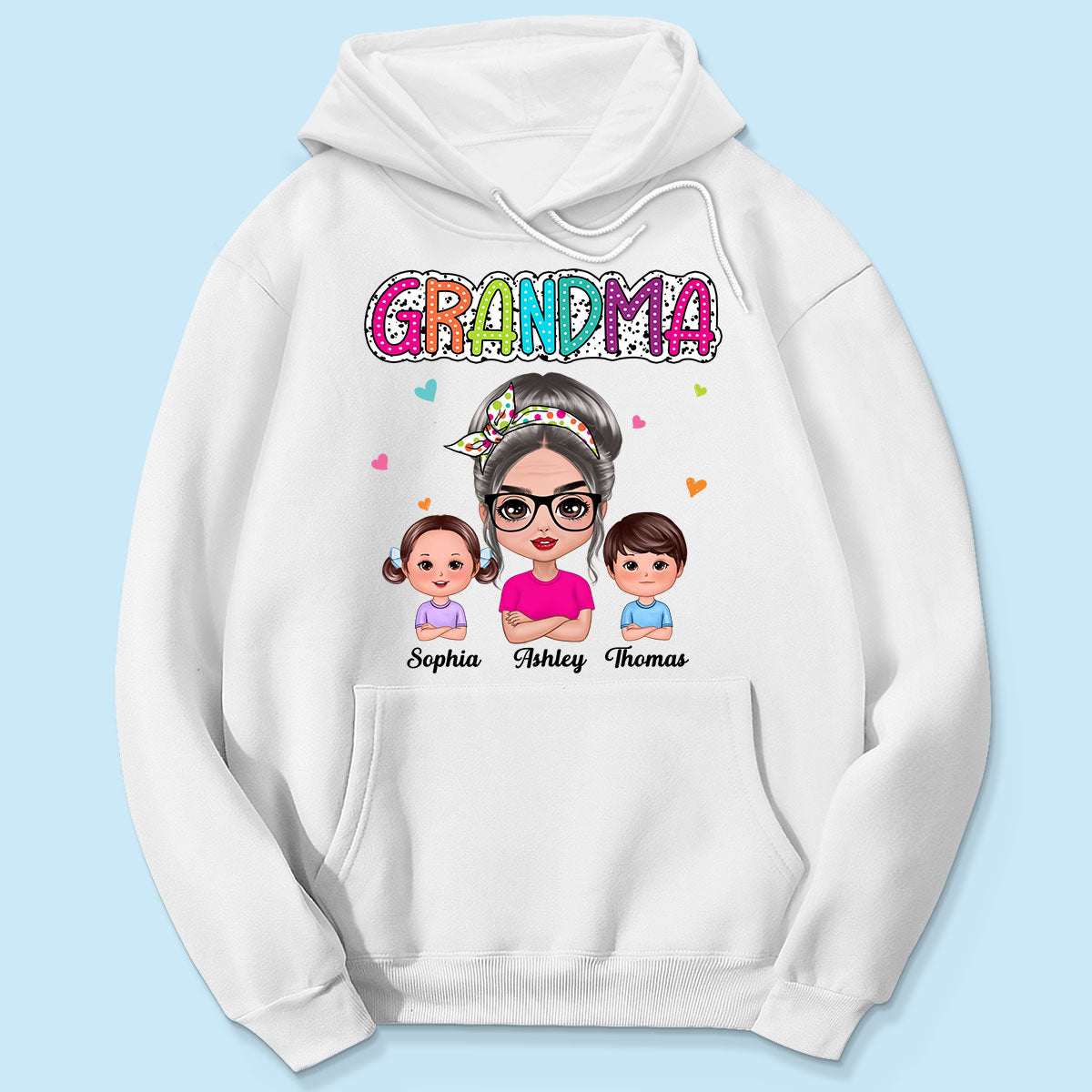 Grandma Mom Summer Vibe Doll Woman & Kids Personalized Shirt