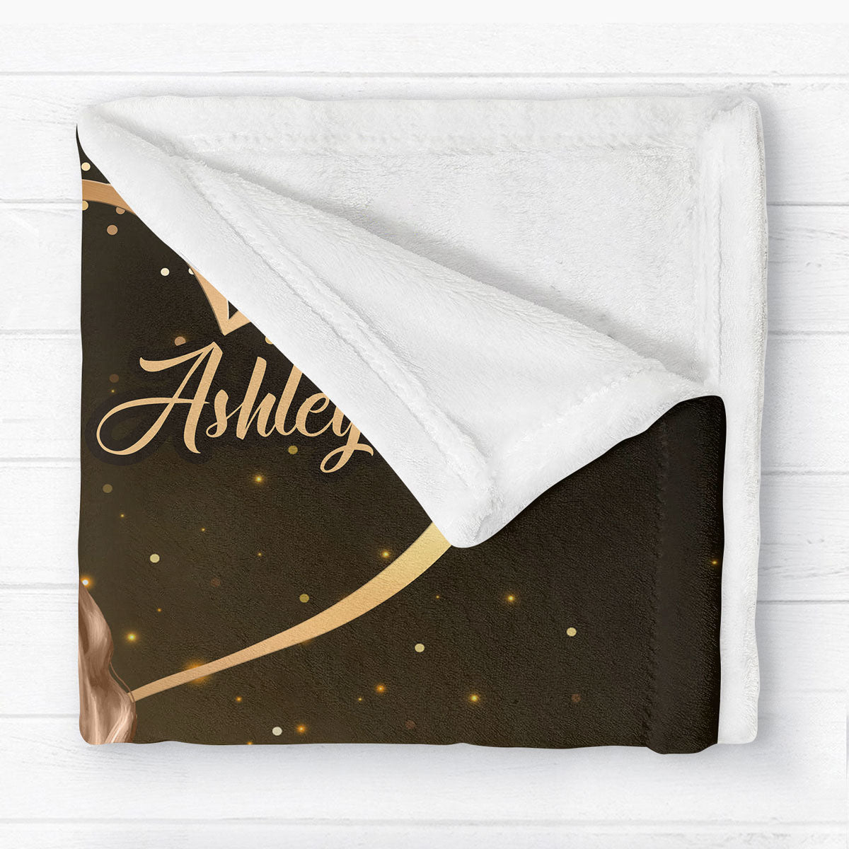 Couple Kiss Passionate Love Gift For Him For Her Personalized Fleece Blanket