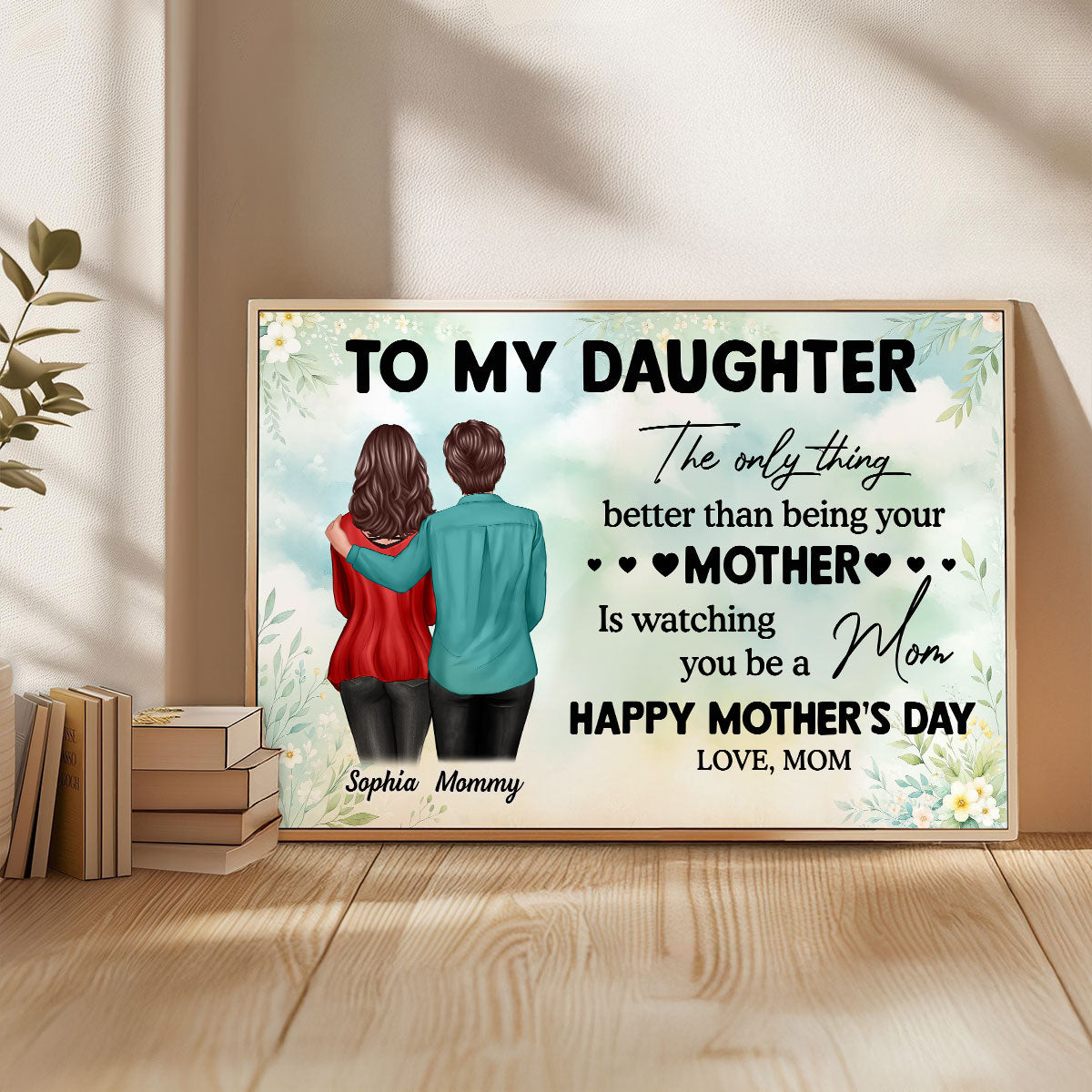 To My Daughter From Mom - Personalized Poster - Heartfelt Gift For Daughter
