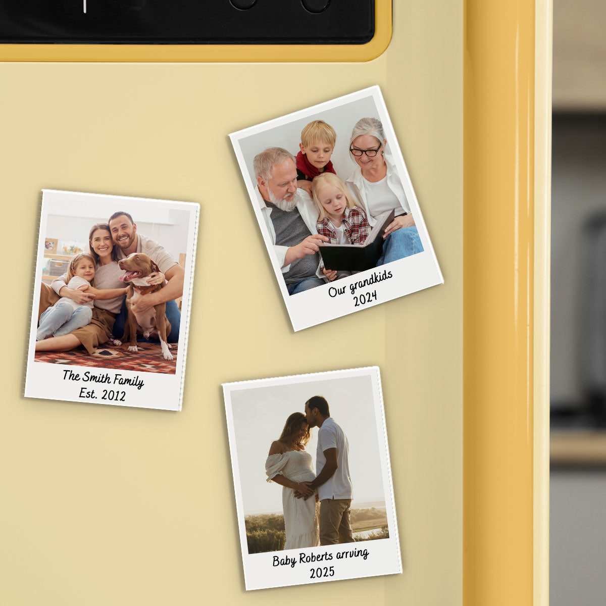 Family Couple Photo Frame Personalized Acrylic Fridge Magnet
