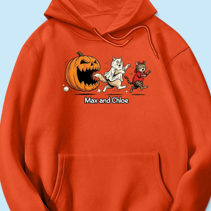 Funny Halloween Cat Dog Upload Photo - Personalized Shirt - Gift For Cat Lovers, Dog Lovers