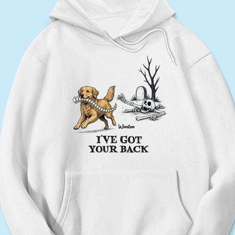I've Got Your Back Dog Stealing Backbone - Personalized Shirt - Funny Halloween Costume For Dog Lovers